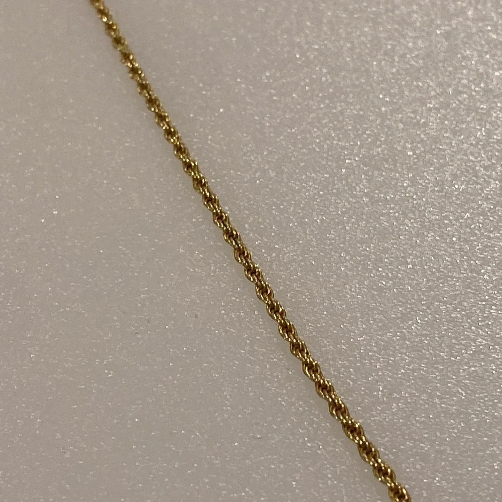 Gold Cross Rope Chain - Picture 5 of 5